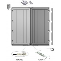 Drzwi aluminiowe 2 skrzydłowe