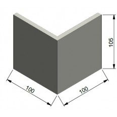 Naroże Aluminiowe Ramy 90  Uniwersalne bez otworów
