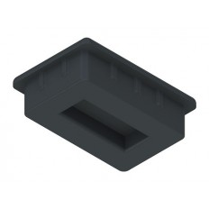 Zaślepka gumowa zamknięcia pionowego 400 płaska 40x20mm
