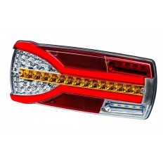 Lampa zespolona tylna LED 7 - funkcyjna Carmen NEON z podświetleniem rejestracji LEWA