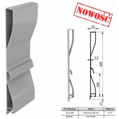 Profil aluminiowy burty 300 mm ANODA