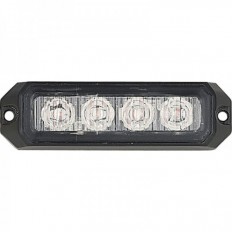 LAMPA STROBO 4x LED POMARAŃCZOWA R65 R10