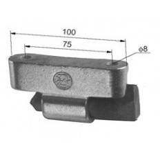 Zawias burtowy 655 N/Lewy/Kpl