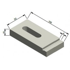 Zworka Aluminiowa 106x15x4