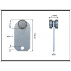 WÓZEK FIRANY PLANDEKI FI 35,2 L 81,5