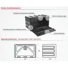 SKRZYNKA NARZĘDZIOWA STABILO - BOX 800 800X450X450