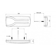 Lampa zespolona tylna LED 7 -CARMEN LEWA