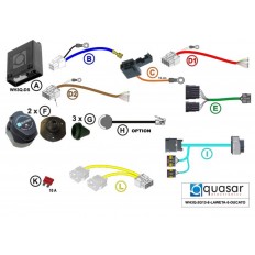 ZESTAW MONTAŻOWY WIĄZKI HAKA DO LAWETY FIAT,CITROEN ,PEUGEOT