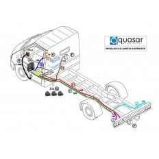 ZESTAW MONTAŻOWY WIĄZKI HAKA DO LAWETY MERCEDES SPRINTER