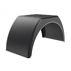 BŁOTNIK  Z PŁASKIM DNEM Z PASKIEM KOŁO BLIŹNIACZE 16"