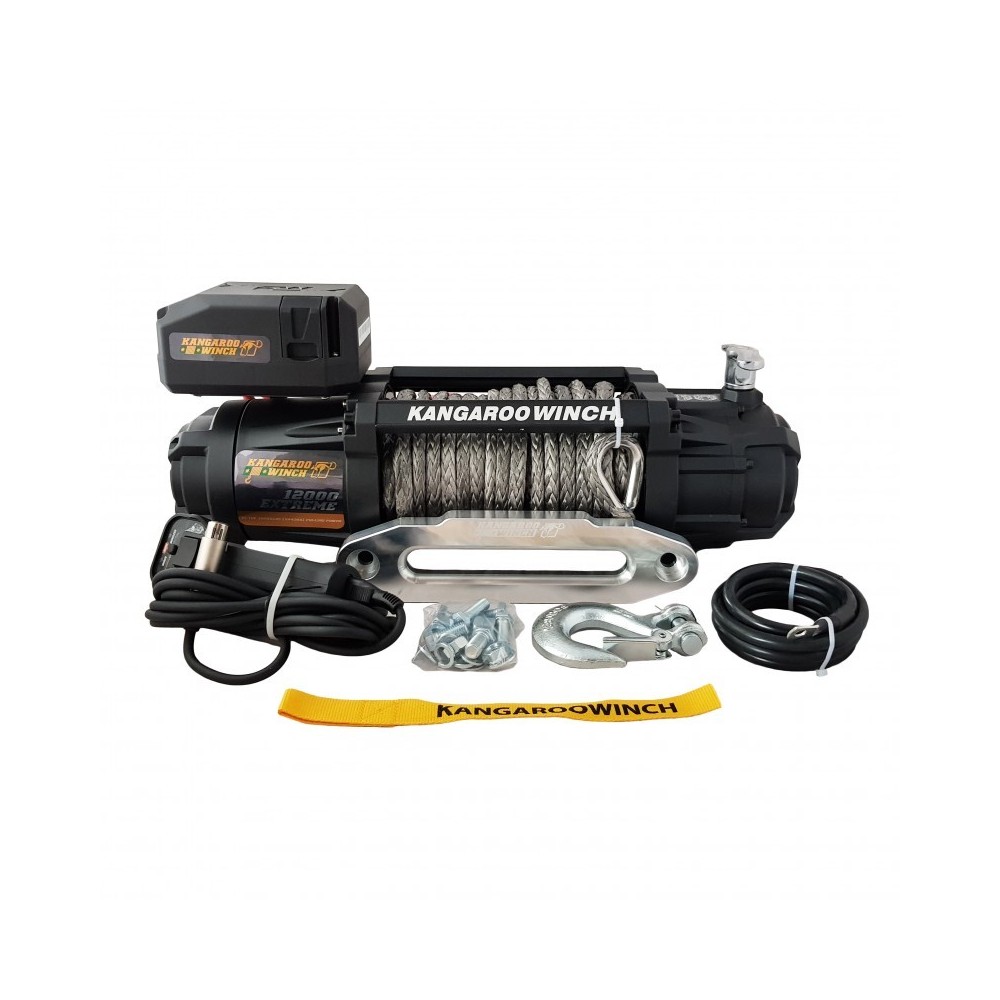 KANGAROOWINCH K12000 EXTREME HD 12V LINA SYNTETYCZNA KANGAROOWINCH K12000 EXTREME HD 12V LINA SYNTETYCZNA
