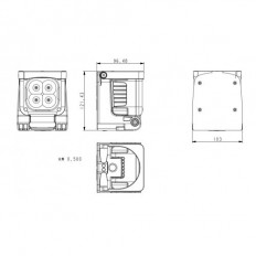 LAMPA ROBOCZA 4 x LED