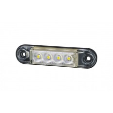 LAMPA OBRYSOWA BIAŁA 12/24V 4 DIODOWA 0,5 M