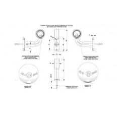 LAMPY DO JAZDY DZIENNEJ - ZESTAW DO SAMODZIELNEGO MONTAŻU