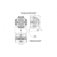 LAMPA ROBOCZA LRD 977 LED 1800LM 12/24V 20W