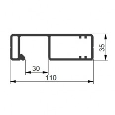 Profil CS MINI 110x35