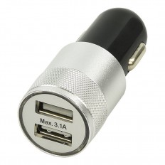 ŁADOWARKA  USB 2 WEJŚCIA  12V/24V 3100mA