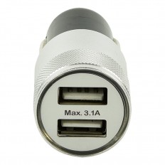 ŁADOWARKA  USB 2 WEJŚCIA  12V/24V 3100mA