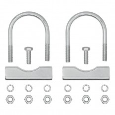 OBEJMA TYP U OKRĄGŁA  60/70 MM DO UCHWYTU KOŁA PODPOROWEGO - ZESTAW