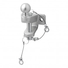 Kula haka holowniczego srebro kombinowana podwójna D20,2 S350