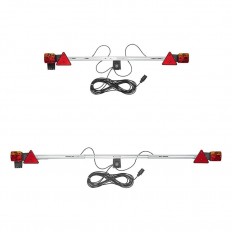 BELKA ZDERZAKA METALOWA TELELESKOPOWA 140-200cm  + 12M kabel