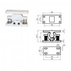 MECHANIZM ZATRZASKOWY  BLOKADY DRZWI PCV