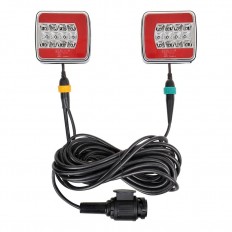 Zestaw oświetlenia LED 4F do przyczepy z magnesami 7,5+2,5 m kabel 13P.