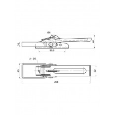 ZACZEP DO BURTY ŚREDNI 10130831 OCYNK