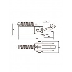 ZAMKNIĘCIE BURTY WYWROTKI AUTOMATYCZNE 3,5t