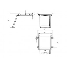Schodek przesuwny, 1 stopień