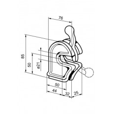 Zamknięcie burty wywrotki wahliwe