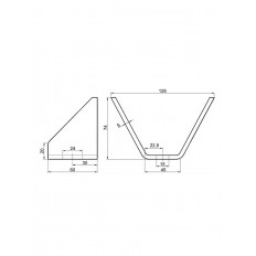Konsola Mocująca 75x60x5