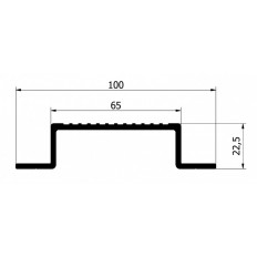 PROFIL DACHOWY OMEGA ALUMINIUM