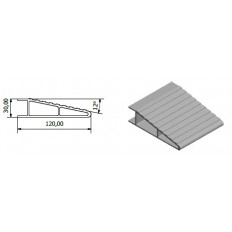 Profil najazdowy zakończeniowy -KLIN ALU