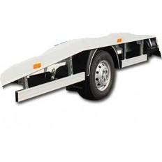 Osłona antynajazdowa - rowerowa deska L 1500 mm kpl