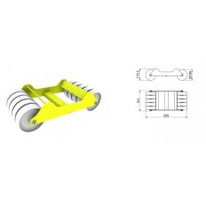 WÓZEK SERWISOWY KOŁA POLIAMID