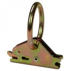 UCHWYT HAK DO LISTWY STALOWEJ MOCOWANIA ŁADUNKU Z KÓŁKIEM