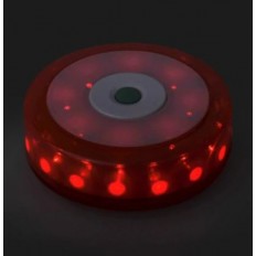 DYSK OSTRZEGAWCZY 16+8 LED POMARAŃCZOWY