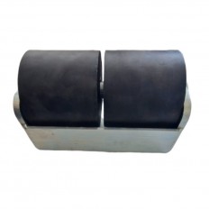 ODBOJNIK GUMOWO - STALOWY 2 ROLKI FI 100 x L 200 mm