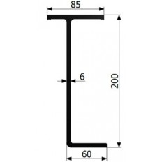 Profil pomocniczy ramy 200 mm
