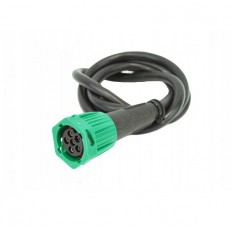 WTYCZKA BAJONET 6-PIN ZIELONA PRAWA Z PRZEWODEM 1m 6x0,75mm2