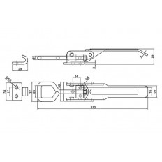 ZACZEP DO BURTY REGULOWANY Z HAKIEM OCYNK