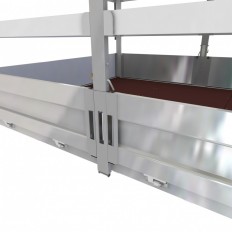 Statyw słupka środkowego 400  do regulacji podnoszenia dachu L 1900