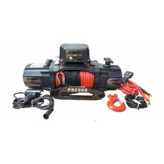 WYCIĄGARKA ELEKTRYCZNA PRESKO WINCH EVO 5,5 T 12 V LINA SYNTETYCZNA