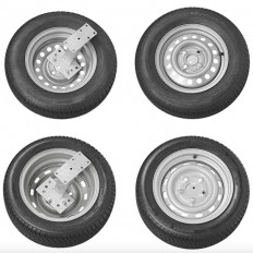 UCHWYT NA KOŁO ZAPASOWE Z PŁYTĄ MONTAŻOWĄ