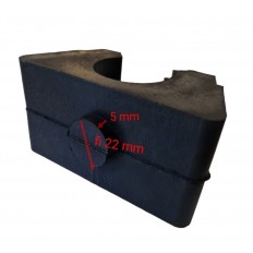 Uchwyt gumowy rurki stelaża fi35