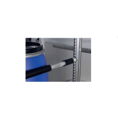 DRĄŻEK PRZEGRODA TELESKOPOWA ALUMINIOWA AIRLINE 1600-2160mm POWŁOKA CZARNA PCV