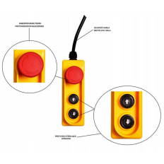 Zestaw sterowania do wciągarki pionowej 230V 500-990 kg