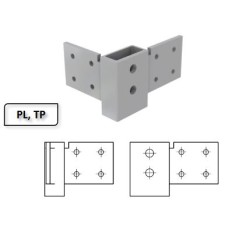 NAROŻE ALUMINIOWE 70 PL/TP CENTRALNE OTWORY