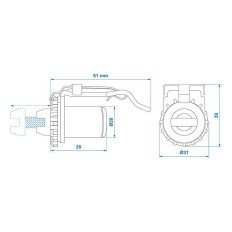 Regulator samoregulator szczęk osi AL-KO 160x35 200x50 230x60 komplet